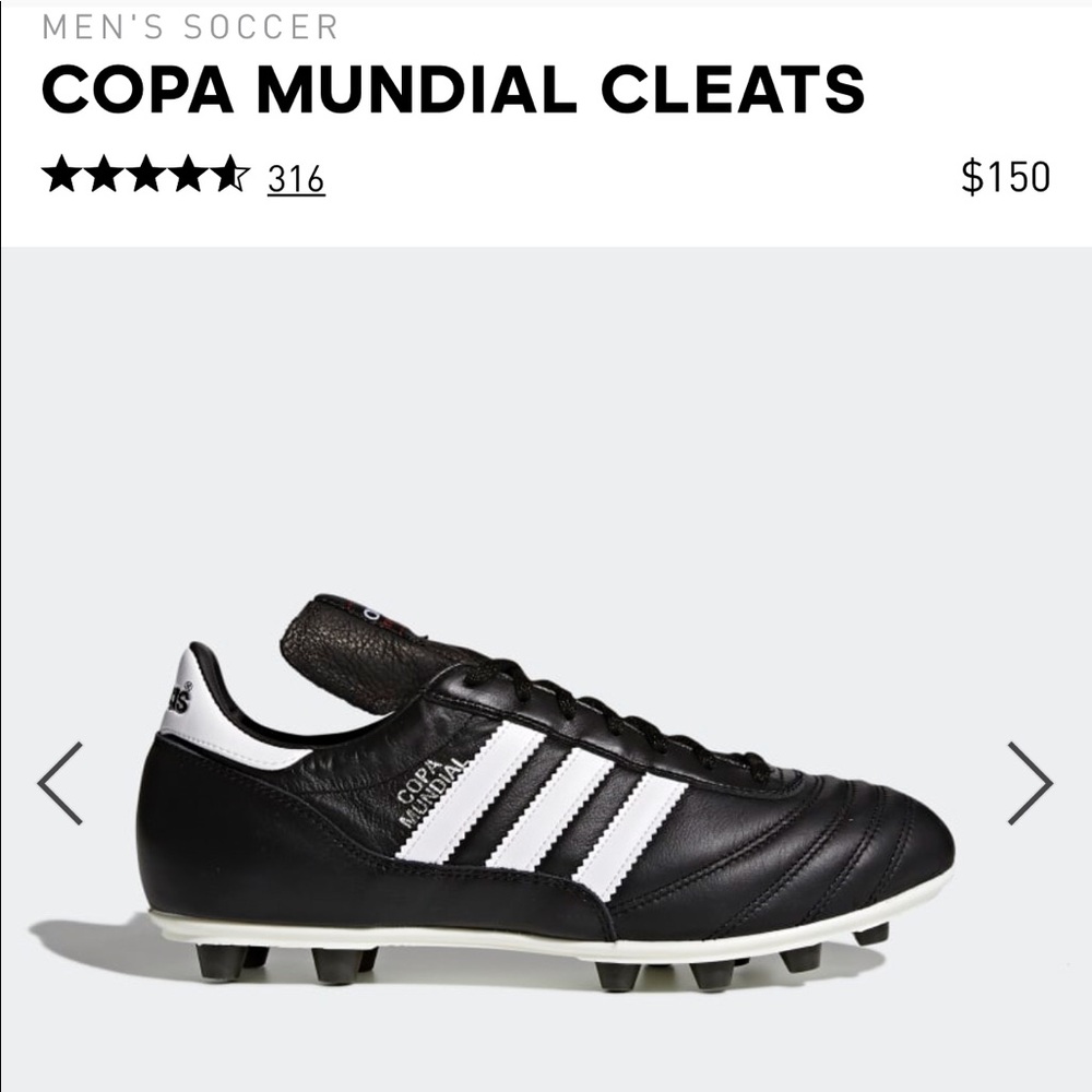 Adidas Copa Mundial Soccer Cleats